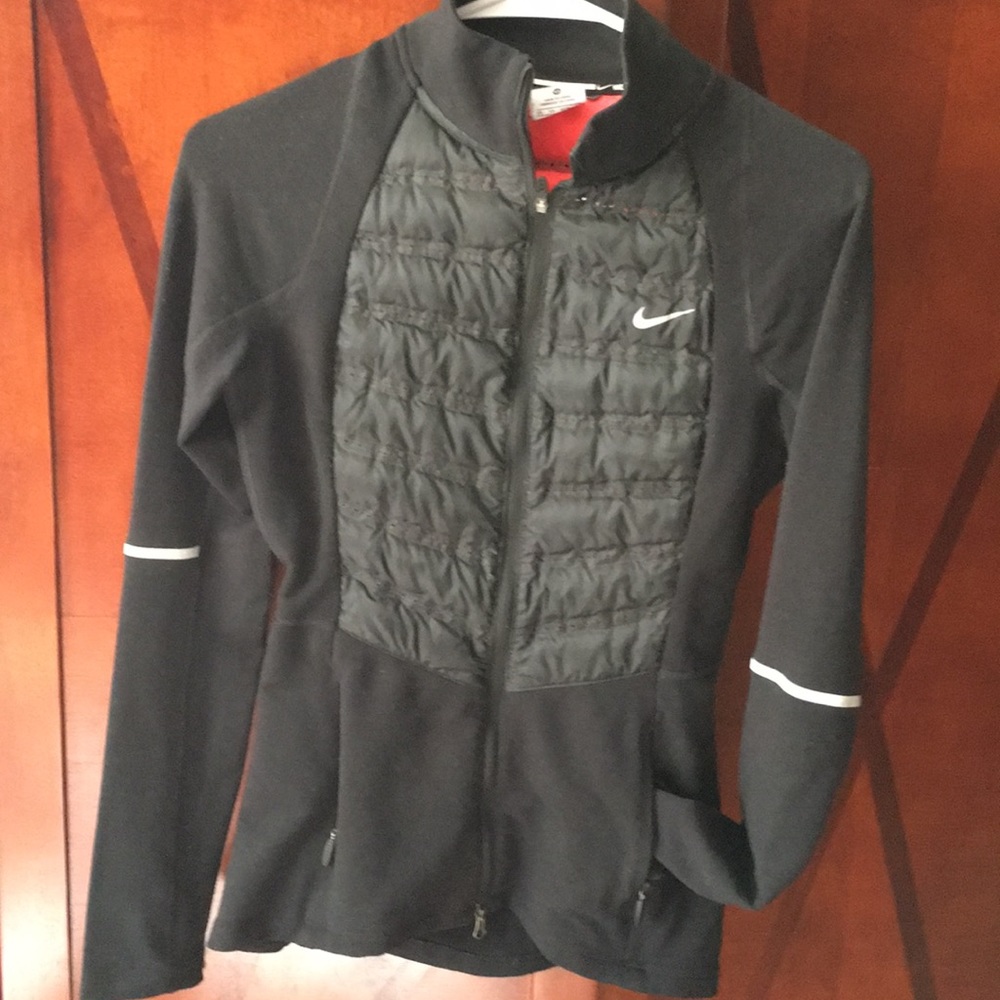 Nike Aeroloft Hybrid Down Wool Running Jacket XS